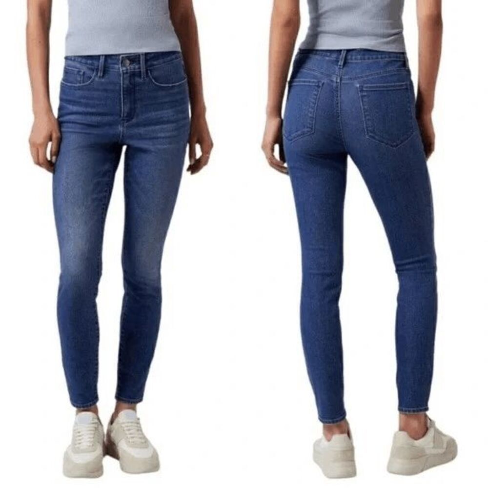 Athleta Sculptek jeans Sz 2 dark wash skinny